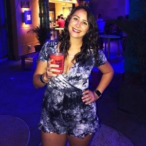 Tie dye romper